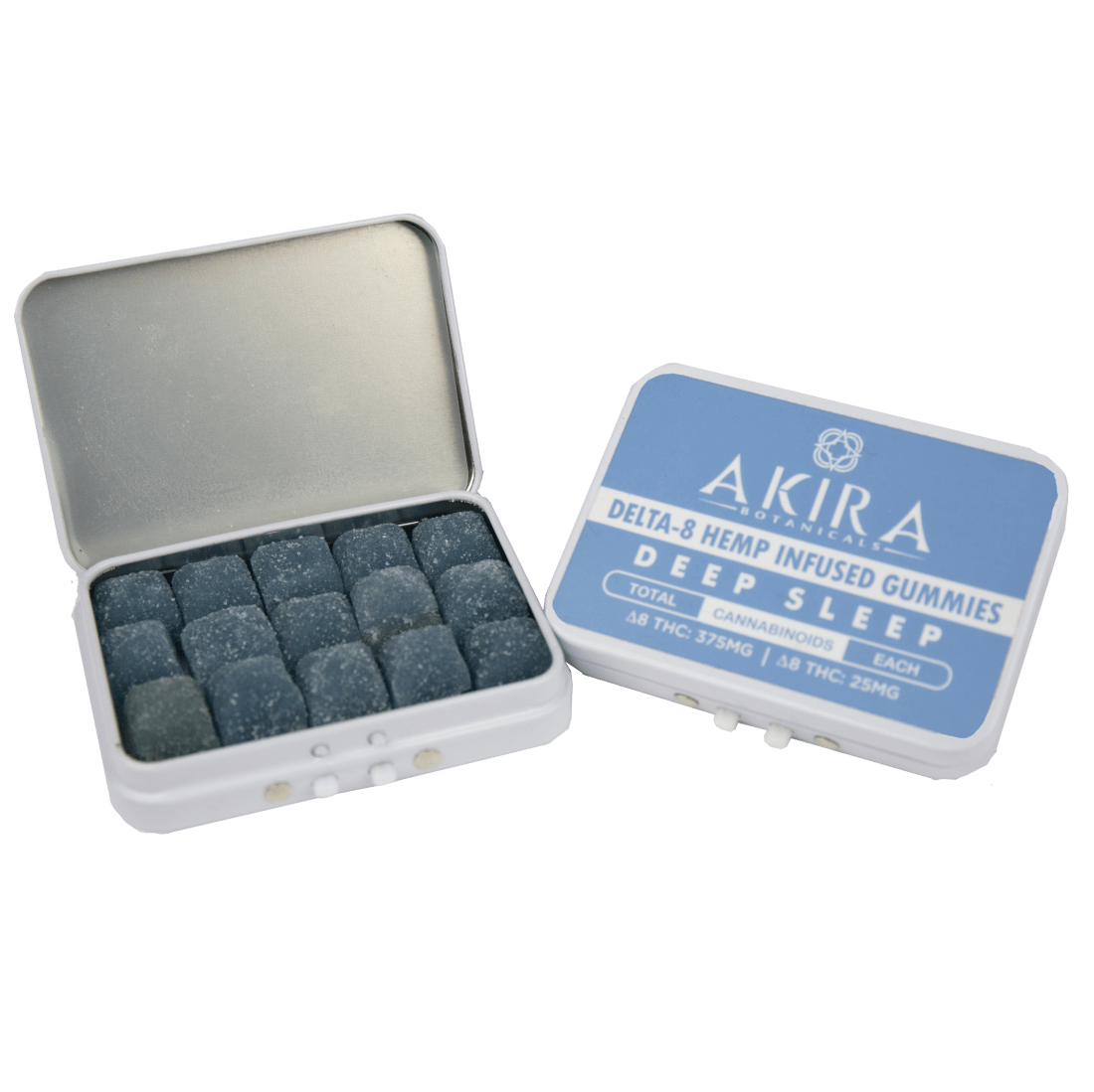 Delta-8 Hemp-Infused 25mg Gummies - Akira Botanicals