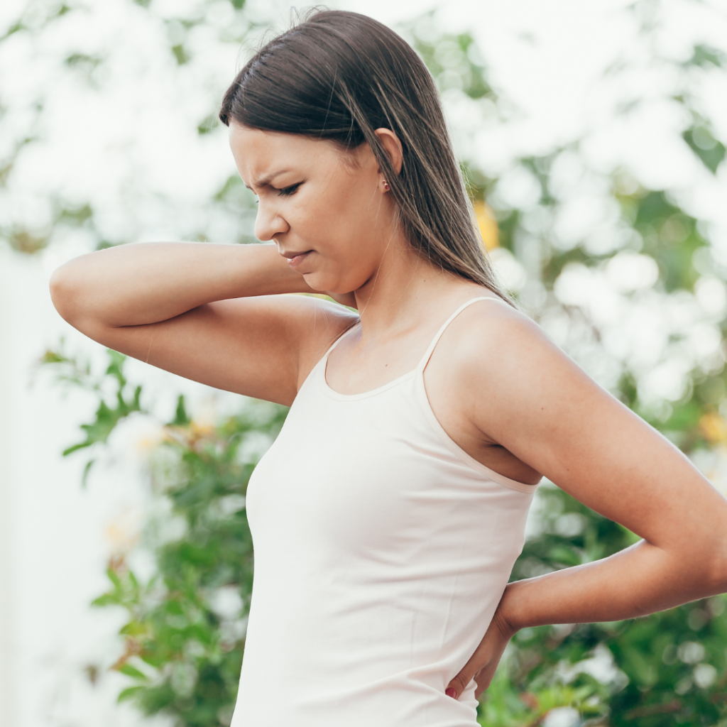 Woman with Back Pain